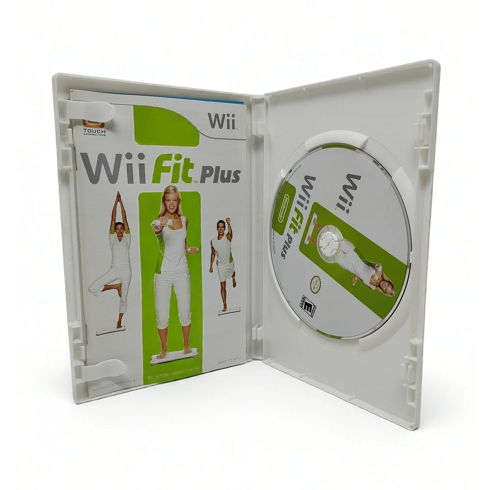 Nintendo Wii Fit Plus Game CIB Software Fitness Yoga Training NTSC-U Console